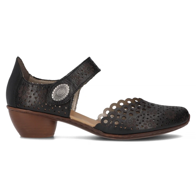 Leather shoes Filippo 43753-00 black