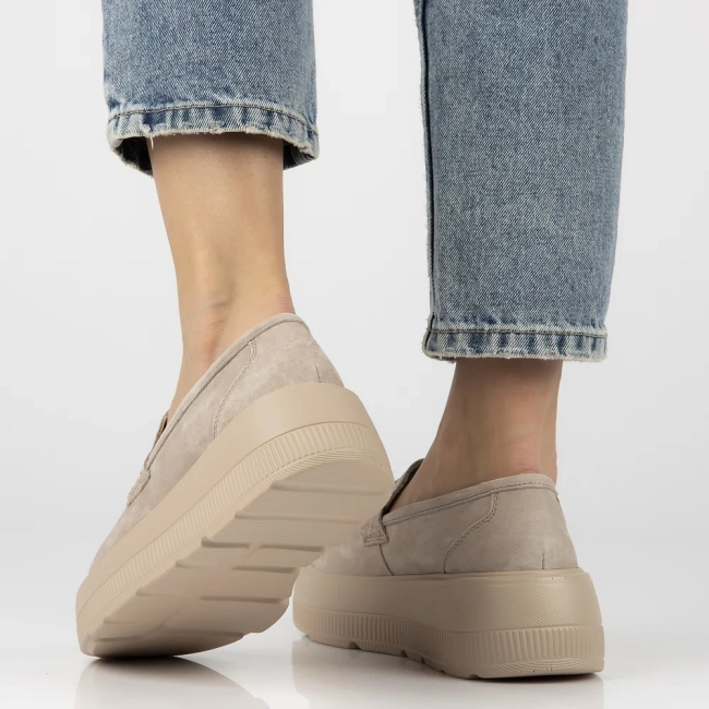 Leather shoes Filippo DP6844/25 BE beige