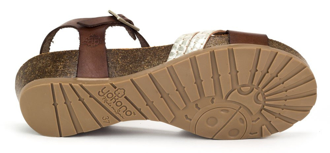 Sandals Yokono Capri-041 VQ/Cris.TR Nuez/Platino