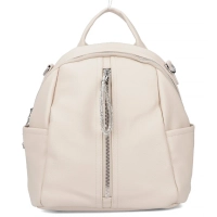 Beige backpack beige glam