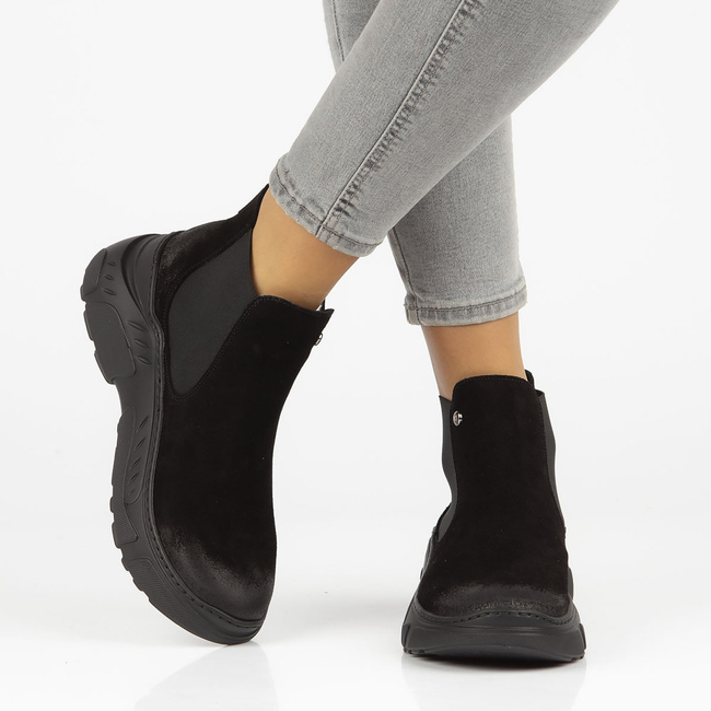 Leather ankle boots Filippo 5094 Black