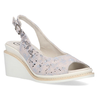 Leather sandals Filippo DS2150/21 SI silver