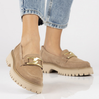 Leather shoes Filippo DP4916/23 BE beige