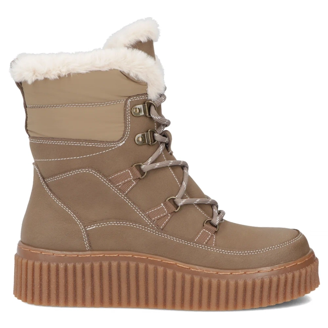 Leather ankle boots Filippo DBT7937/26 BE beige