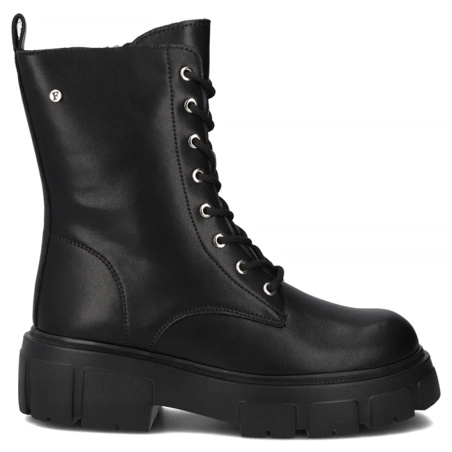 Skórzane botki typu workery Filippo DBT4759/25 BK czarne