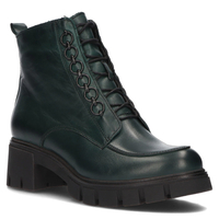 Skórzane trzewiki Simen 4477A Zielone