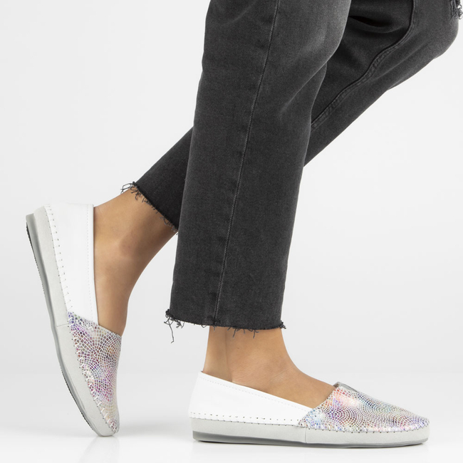 Leather shoes Filippo DP031/23 WH MLT white