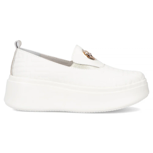 Leather shoes Filippo DP6794/25 WH white