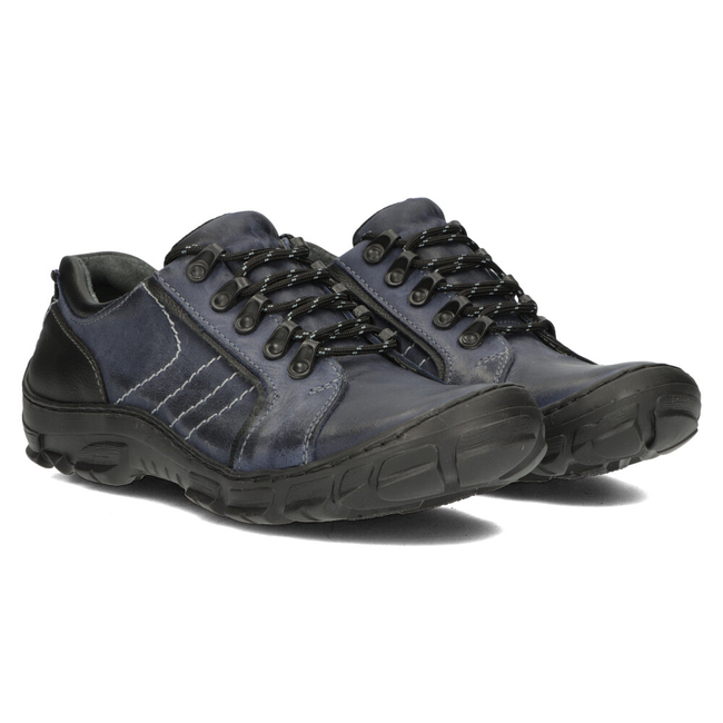 Leather shoes Filippo 904 navy