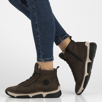 Botki  Rieker 45912-25 brązowe