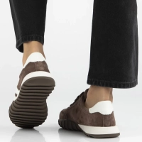 Skórzane sneakersy Filippo DP7534/26 D BR brązowe