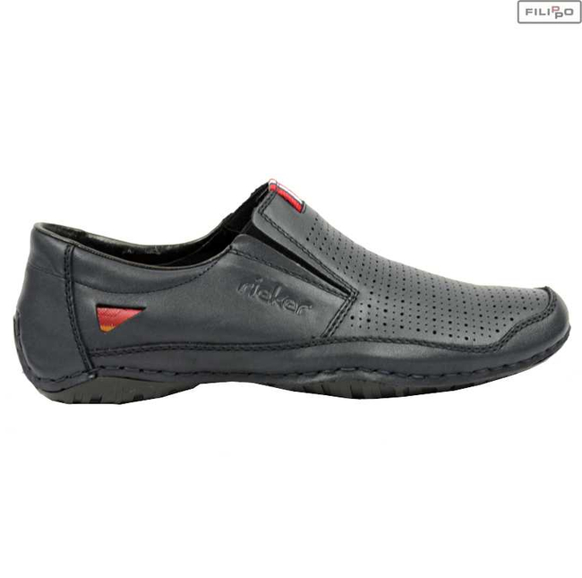 Moccasins RIEKER 06367-14 blue 8023473