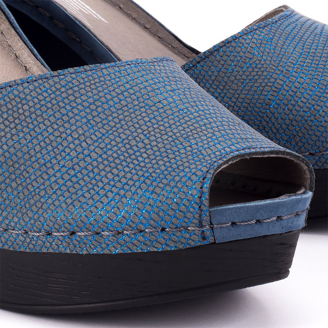 Sandals Lemar 50066 N.Jeans + Roma Popiel