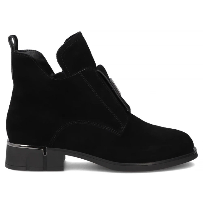 Leather ankle boots Filippo DBT7244/25 BK black