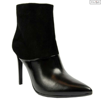 Boots VISCONI 1032 black lac/part velor felt 8021404