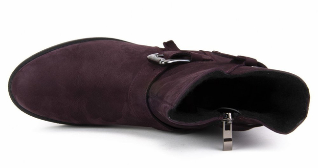 Trzewiki Eksbut 68-5196-I55-1G Bordo Nubuk