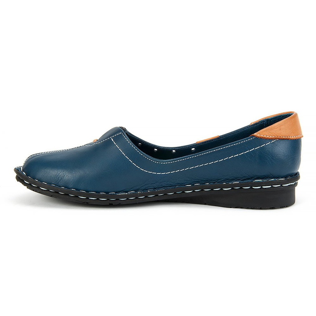 Lanqier 38C358 Blue/Brown shoes