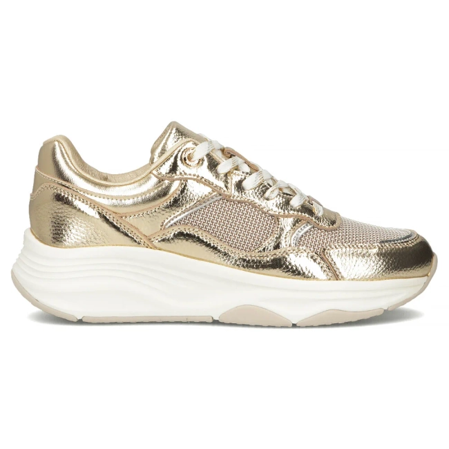 Leather sneakers Filippo DP6723/25 GO gold