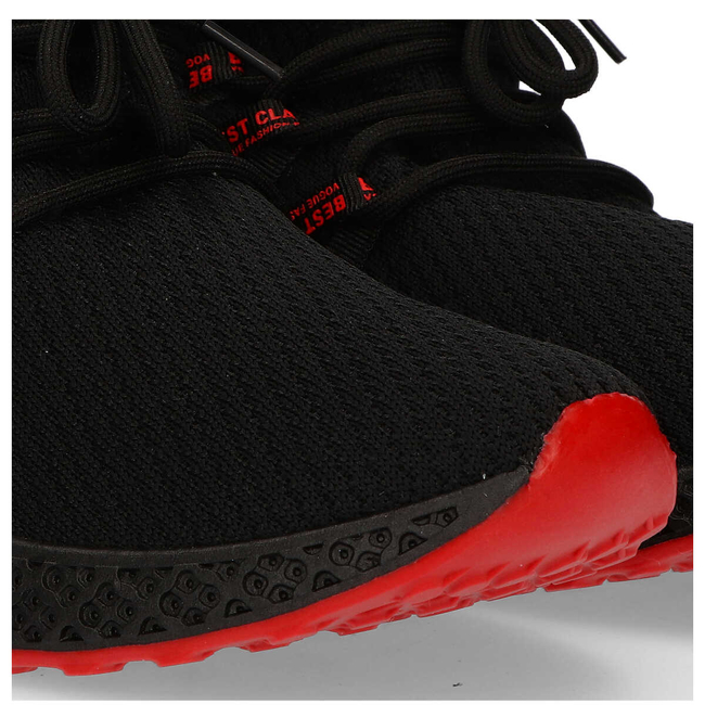 Półbuty McKey MTN1480/20 BK RD Black Red