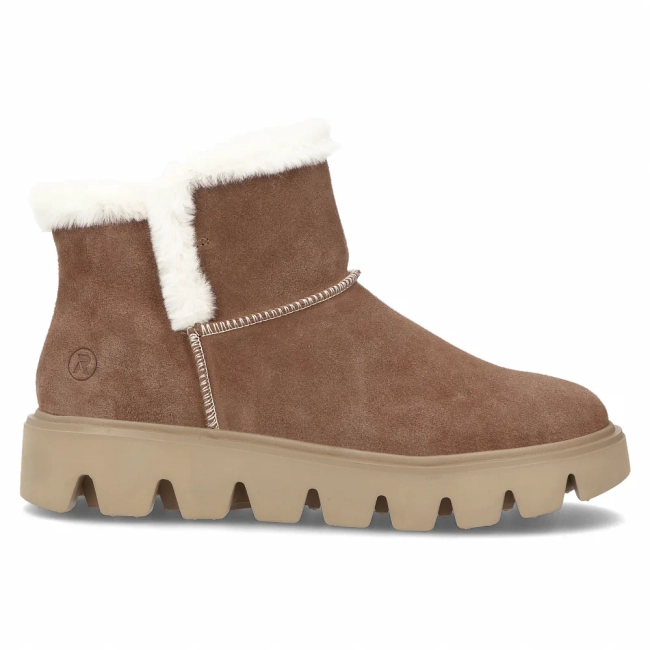 Leather snow boots Rieker W2071-20 brown
