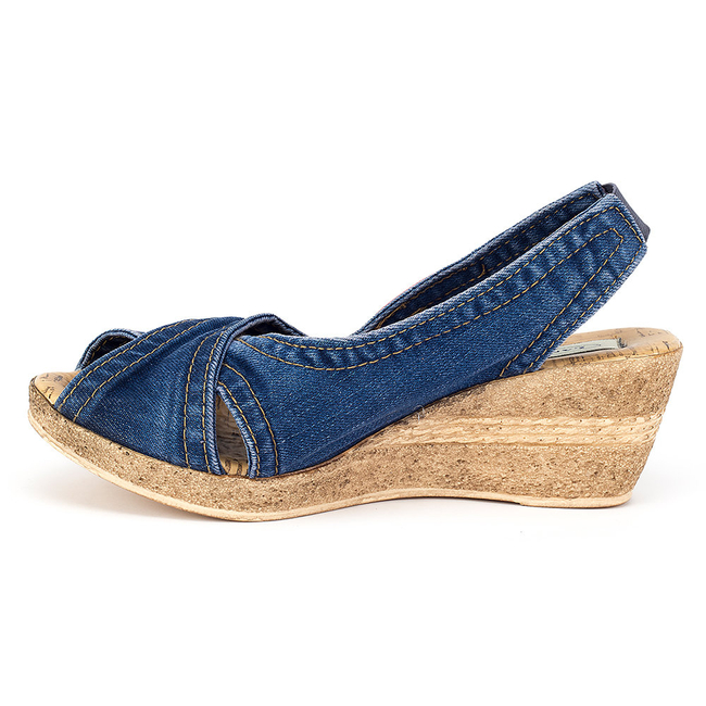 Sandały Lanqier 40C226 Jeans
