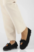 Leather loafers Filippo DP6136/24 BK black