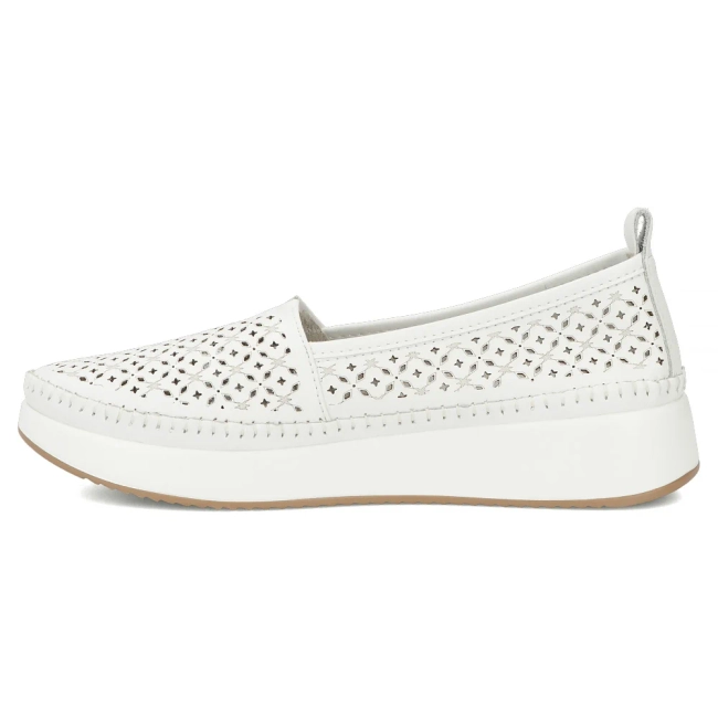 Leather shoes Filippo DP4555/26 WH white