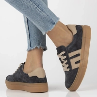 Skórzane sneakersy Filippo DP6798/25 GR BE szare