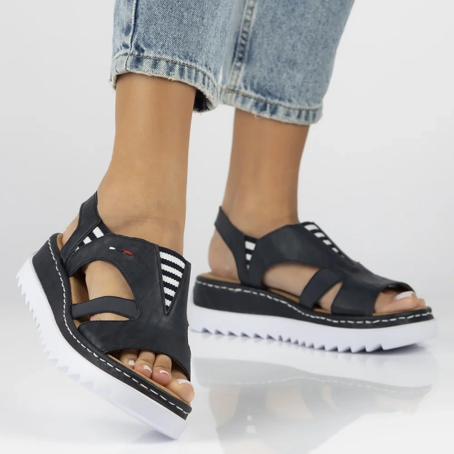 Sandały Rieker V44Y5-14 niebieskie