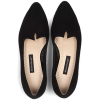 Zamszowe baleriny Alexio Giorgio 2110 czarne