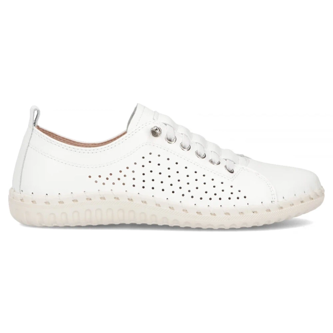 Leather shoes Filippo DP6735/25 WH white