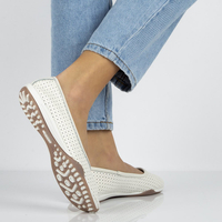 Leather shoes Filippo DP089/21 WH white