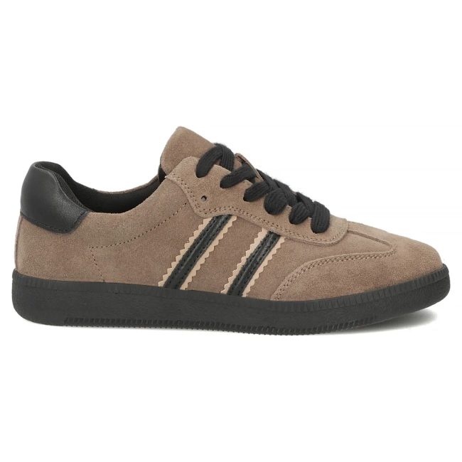 Skórzane sneakersy Filippo DP7984/26 BR brązowe