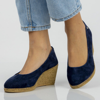 Leather shoes Filippo DP1328/20 NV navy blue