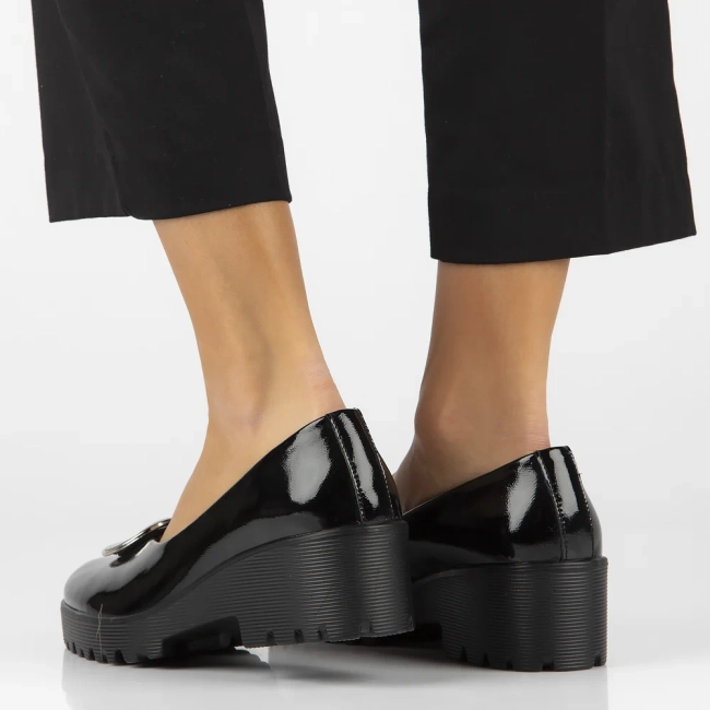 Leather shoes Filippo DP4569/24 BK L black