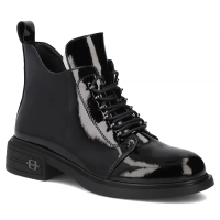 Leather ankle boots Filippo DBT6318/25 BK black