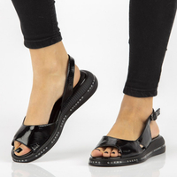 Wedge sandal Filippo DS2322/21 BK black