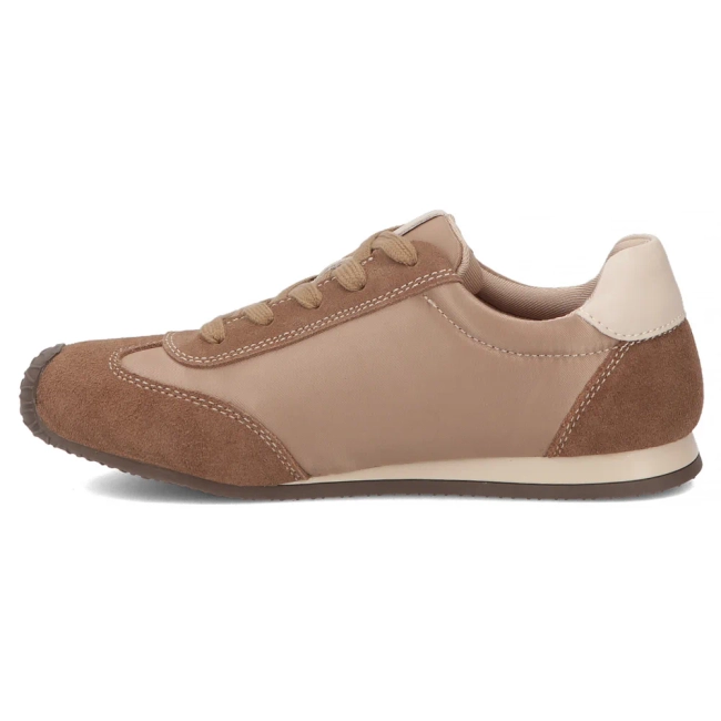 Skórzane sneakersy Filippo DP7967/26 BE beżowe