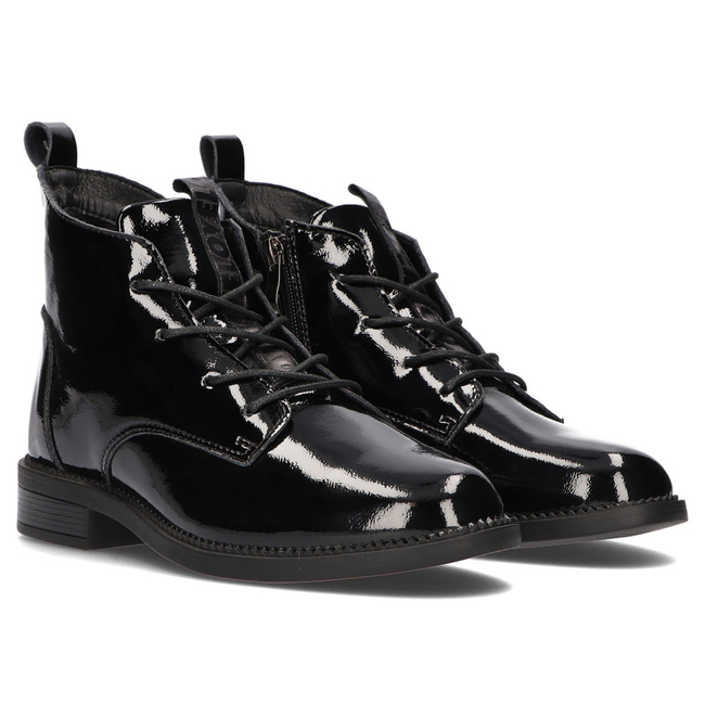 Leather ankle boots Filippo DBT3211/21 BK black