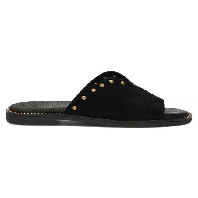 Leather Slippers Filippo LH-425 black