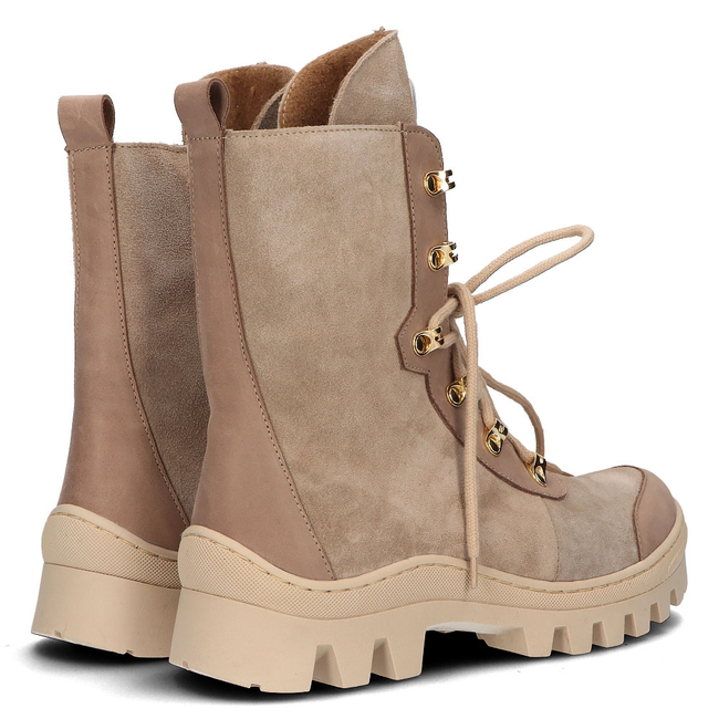 Leather boots Filippo 577 beige