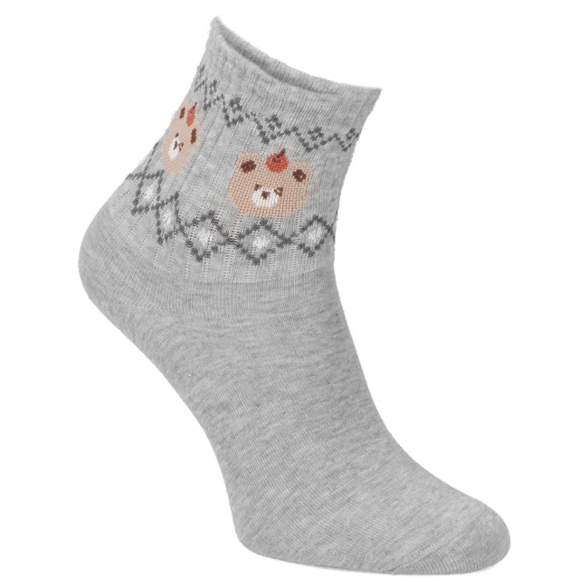 Women's Socks LM18-412 ight grey