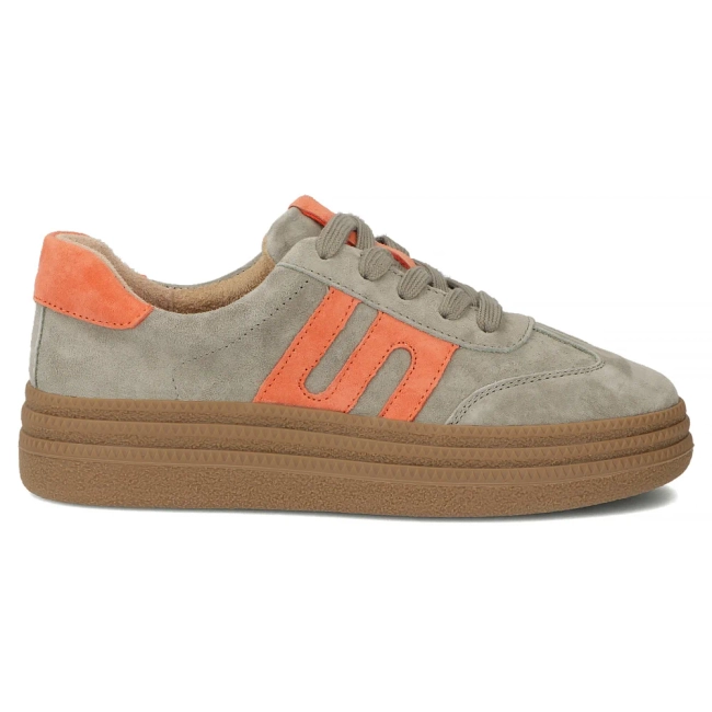 Skórzane sneakersy Filippo DP7114/25 KH szare