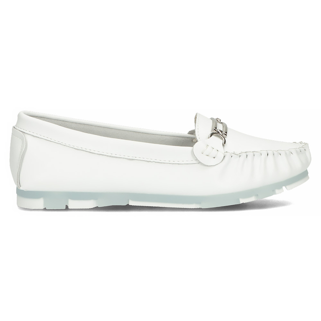 Leather loafers Filippo DP1202/23 WH white