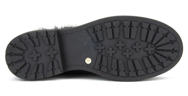 Botki Filippo 1500 Czarny Królik