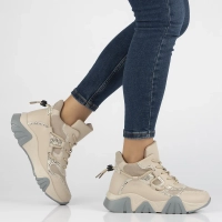 Leather ankle boots Filippo DBT6367/24 BE beige