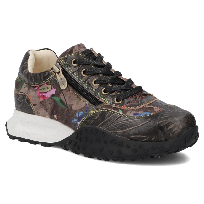 Skórzane sneakersy Laura Vita evitao 97 czarne