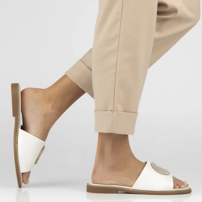 Slippers Filippo DK6217/25 WH white