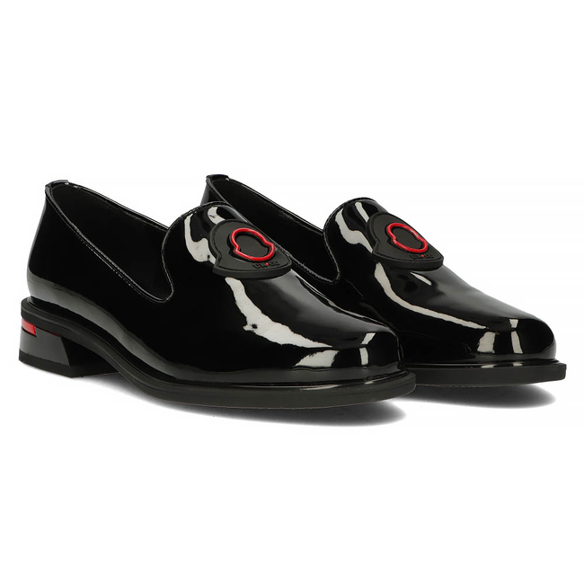 Leather shoes Filippo DP3720/22 BK black