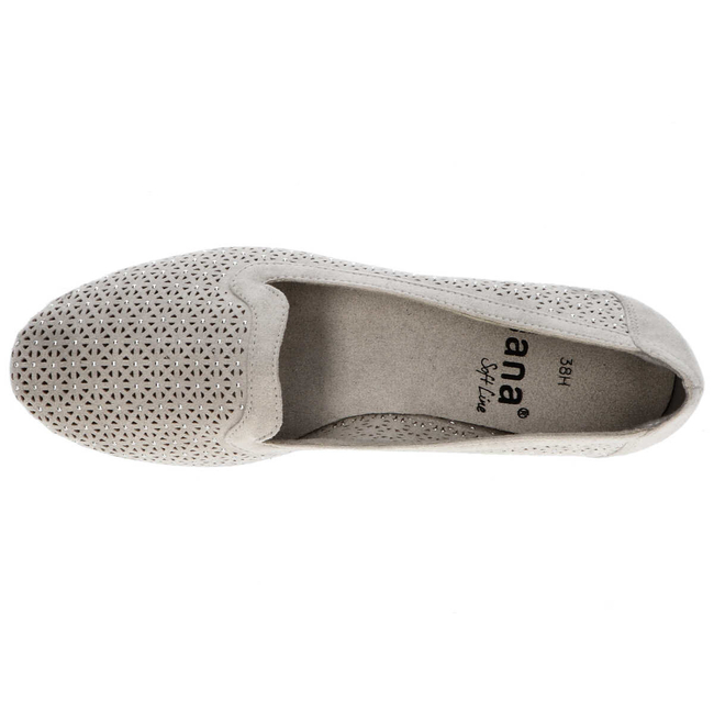 Półbuty Jana 8-24265-24 204 Light Grey